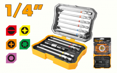 Scule si unelte - Set de biti 1/4", 11 buc.