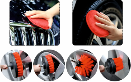 Set de perii pentru detailing auto 18buc [2]