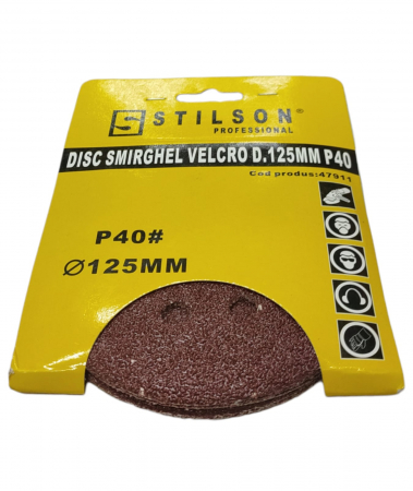 Scule si unelte - Set disc smirghel velcro 125 maro/ gauri