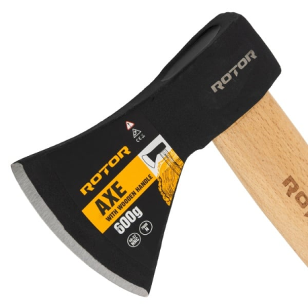 Casa si gradina - Topor 613 cu maner de lemn 600 g, 32cm