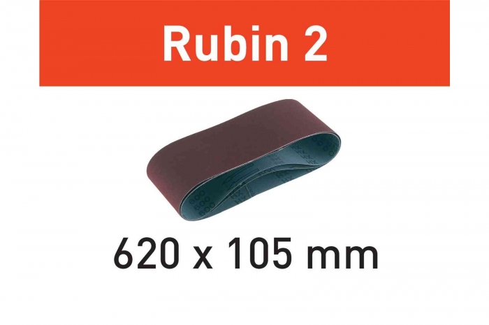 Festool Banda abraziva L620X105-P120 RU2/10 Rubin 2 [2]