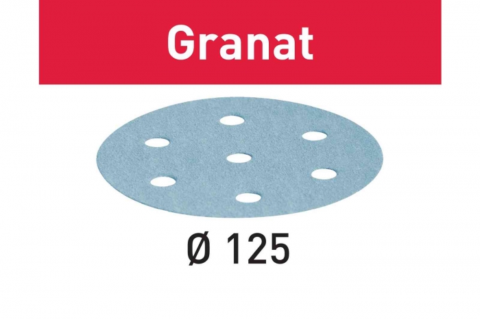 Festool Foaie abraziva STF D125/8 P180 GR/10 Granat [2]