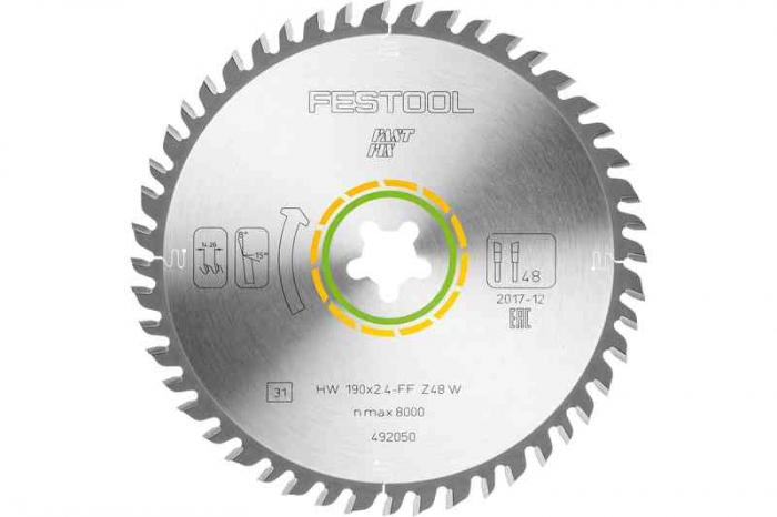 Festool Panza de ferastrau circular cu dinti fini 190x2,4 FF W48 [2]