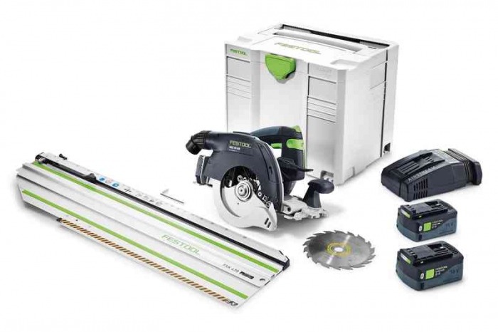 Festool Ferăstraie circulare manuale cu acumulatori HKC 55 Li 5,2 EBI-Set-SCA-FSK 420 [4]