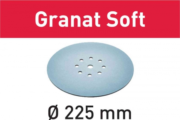 Festool Foaie abraziva STF D225 P80 GR S/25 Granat Soft [2]