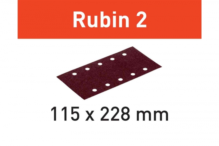 Festool Foaie abraziva STF 115X228 P120 RU2/50 Rubin 2 [3]