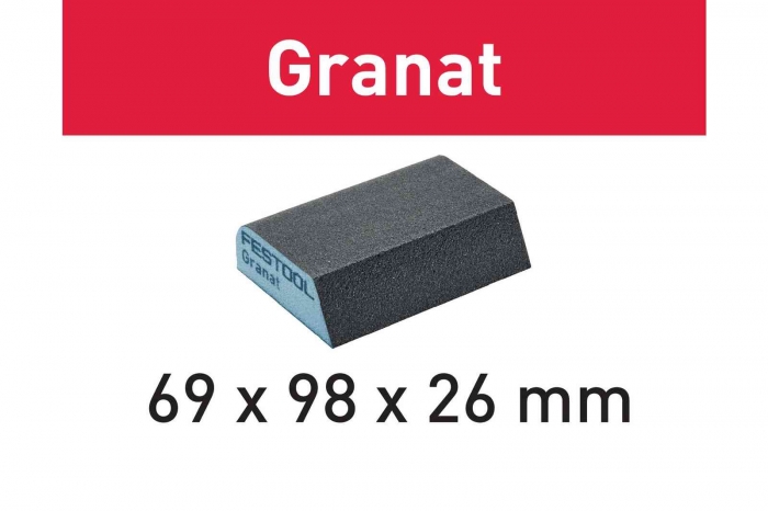 Festool Bloc de şlefuire 69x98x26 120 CO GR/6 Granat [1]