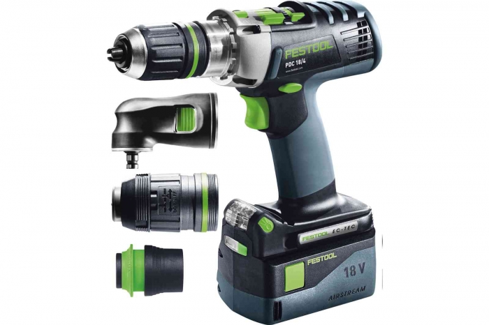 Festool Masina de gaurit cu percutie, cu acumulator PDC 18/4 Li 5,2-Set/XL-SCA QUADRIVE [2]