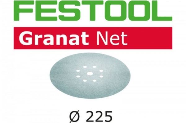 Festool Material abraziv reticular STF D225 P100 GR NET/25 Granat Net [1]