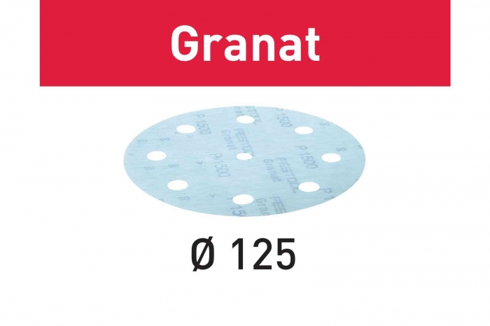 Festool Foaie abraziva STF D125/8 P1500 GR/50 Granat [2]