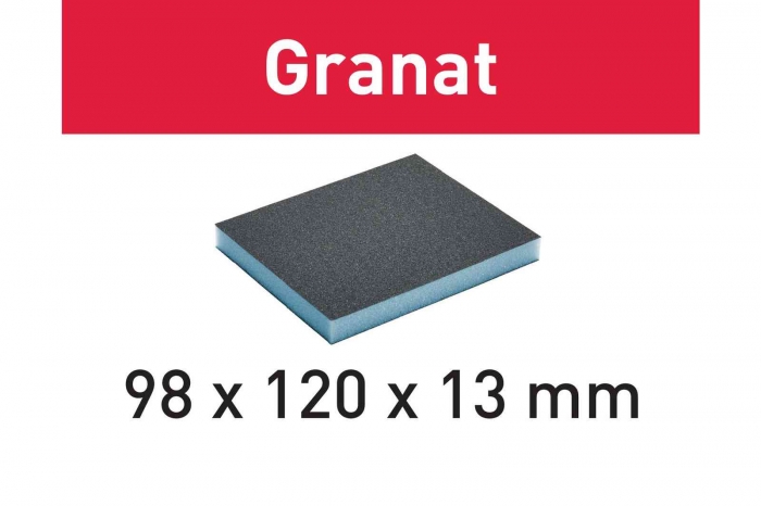 Festool Burete de şlefuit 98x120x13 800 GR/6 Granat [1]