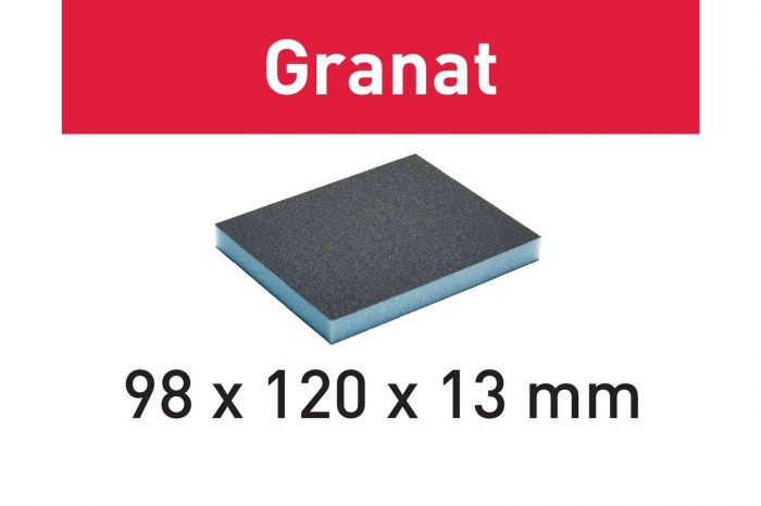 Festool Burete de şlefuit 98x120x13 60 GR/6 Granat [2]