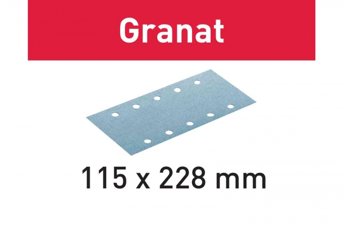 Festool Foaie abraziva STF 115X228 P180 GR/100 Granat [3]