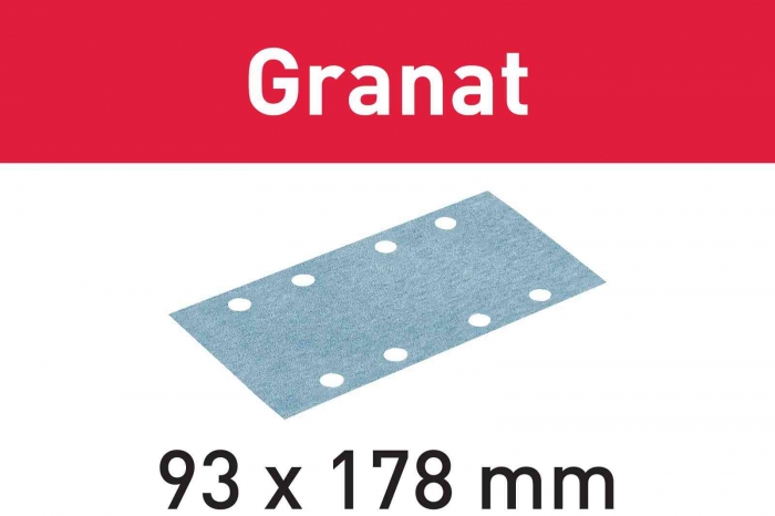 Festool Foaie abraziva STF 93X178 P60 GR/50 Granat [3]