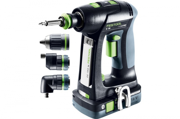 Festool Masini de gaurit si insurubat cu acumulatori C 18 HPC 4,0 I-Set [2]