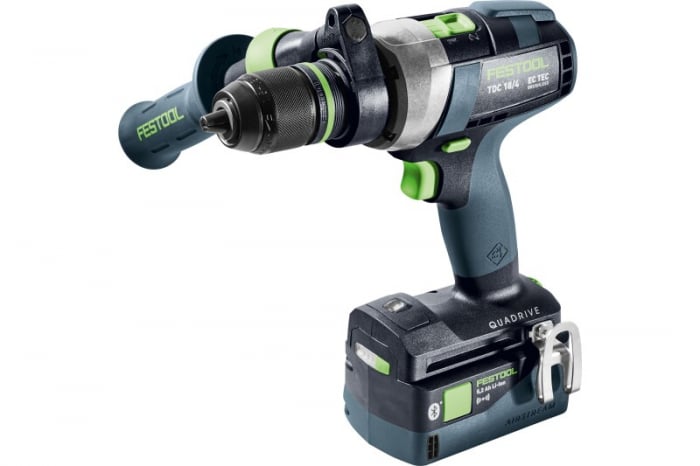 PROMO Festool  Masini de gaurit si insurubat cu acumulatori QUADRIVE TDC 18/4 I-Basic-5,0 [2]