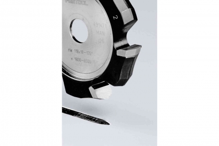 Festool Freză de canelat in forma de V HW 118x18-135°/Alu [1]