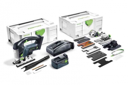 Fierastrau pendular - Festool Ferastrau vertical cu acumulator PSBC 420 Li 5,2 EBI-Set CARVEX