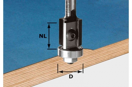 Freze - Festool Freză pentru frezarea coplanară, cu plăcuţe amovibile HW S8 D19/20WM Z2