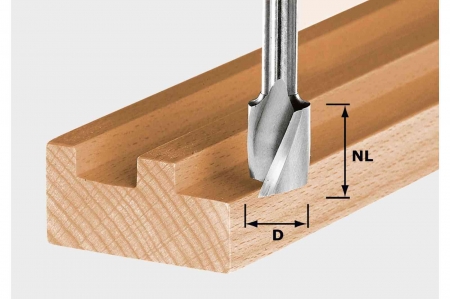 Freze - Festool Freză pentru canale elicoidale HW Spi S8 D8/25