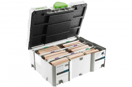 Consumabile DOMINO - Festool Sortiment de cepuri „biscuit” DOMINO XL din lemn de fag DS/XL D12/D14 128x BU