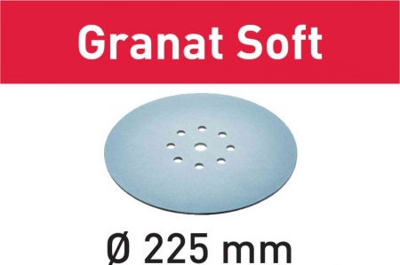 Festool Foaie abraziva STF D225 P80 GR S/25 Granat Soft [0]