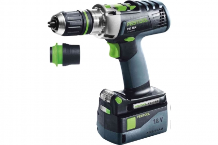 Festool Masina de gaurit cu percutie, cu acumulator PDC 18/4 Li 5,2-Plus QUADRIVE [1]