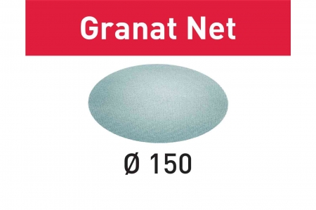 Hartie de slefuit - Festool Material abraziv reticular STF D150 P180 GR NET/50 Granat Net