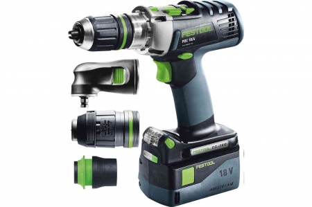Festool Masina de gaurit cu percutie, cu acumulator PDC 18/4 Li 5,2-Set/XL-SCA QUADRIVE [1]