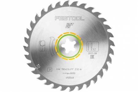Festool Panza universala de ferastrau 190x2,6 FF W32 [1]