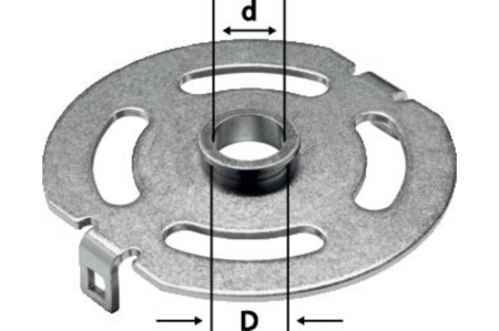 Accesorii pentru Sistemul VS 600 - Festool Inel de copiere KR-D 17,0/OF 1400