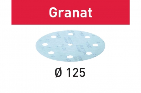 Festool Foaie abraziva STF D125/8 P800 GR/50 Granat [0]