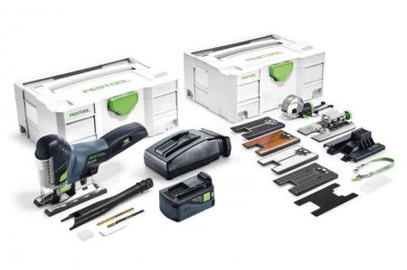 Fierastrau pendular - Festool Ferastrau vertical cu acumulator PSC 420 Li 5,2 EBI-Set CARVEX