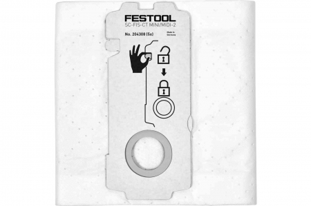 Aspiratoare - Festool Sac de filtrare SELFCLEAN SC-FIS-CT MINI/MIDI-2/5