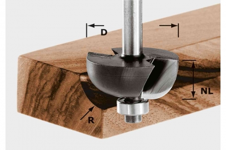 Frezare - Festool Freză tip cupă HW S8 D31,7/R9,5 KL