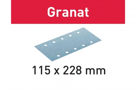 Abrazive Festool - Festool Foaie abraziva STF 115X228 P400 GR/100 Granat