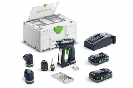 Masini de insurubat/Gaurit - Festool Masini de gaurit si insurubat cu acumulatori C 18 HPC 4,0 I-Set