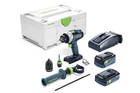  Masini de insurubat/Gaurit - Festool Masini de gaurit si insurubat cu acumulatori QUADRIVE TDC 18/4 5,0/4,0 I-Plus