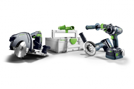 Festool Set cu acumulatori Combo pentru construcţii din lemn HKC 55/TPC 18/AGC 18/TB M 137 [1]