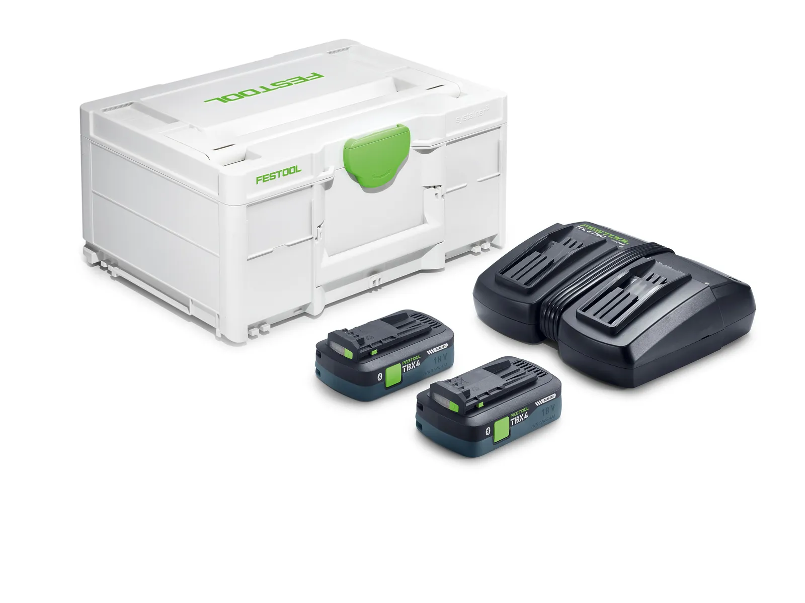 Festool Set de energie SYS 18V 2xTBX4/TCL6DUO