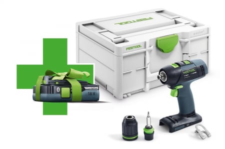  Masini de insurubat/Gaurit - PROMO Festool Masini de gaurit si insurubat cu acumulatori T 18+3-Basic-4,0