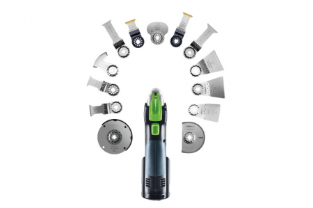 PROMO Festool Sculă electrică oscilatoare multifuncţională cu acumulator VECTURO OSC 18 E-Basic-4,0 [1]