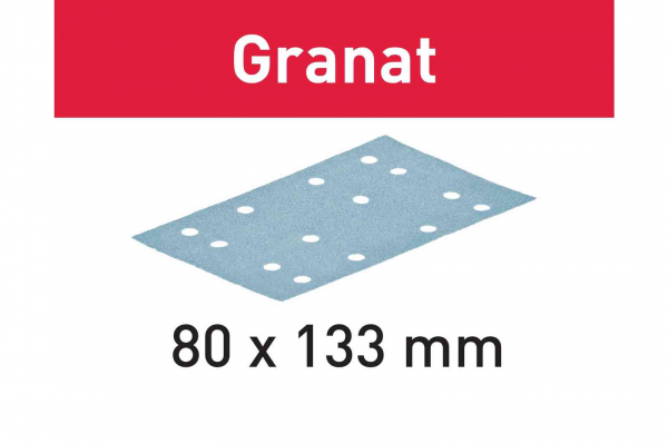 Festool Foaie abraziva STF 80x133 P180 GR 100 Granat