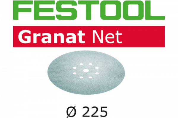 Festool Material abraziv reticular STF D225 P100 GR NET 25 Granat Net