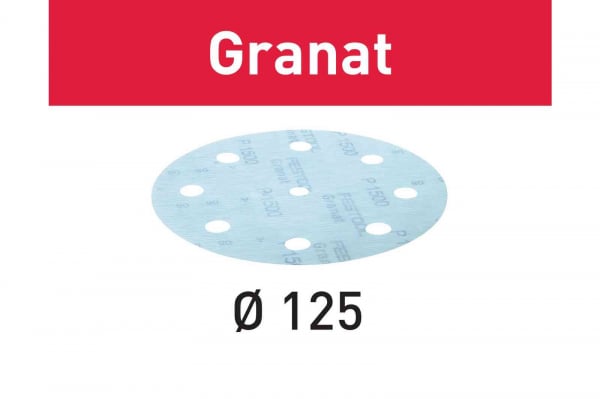 Festool Foaie abraziva STF D125 8 P1500 GR 50 Granat