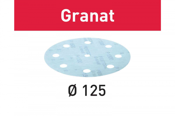 Festool Foaie abraziva STF D125 8 P800 GR 50 Granat