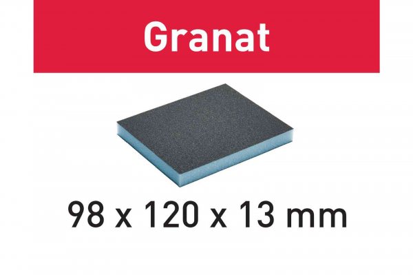 Festool Burete de slefuit 98x120x13 120 GR 6 Granat
