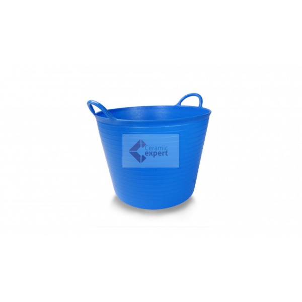 Galeata flexibila din plastic FlexTub 25 Litri - Rubi (albastra)