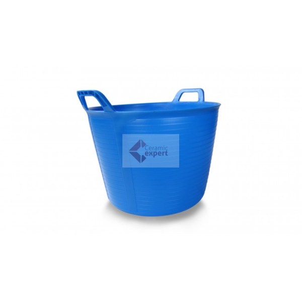 Galeata flexibila din plastic FlexTub 40 Litri - Rubi (albastra)