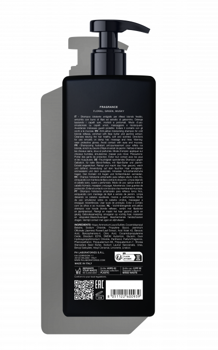 Sampon, Ice Blonde, păr blond platinat, pH Laboratories, 1000 ml [2]